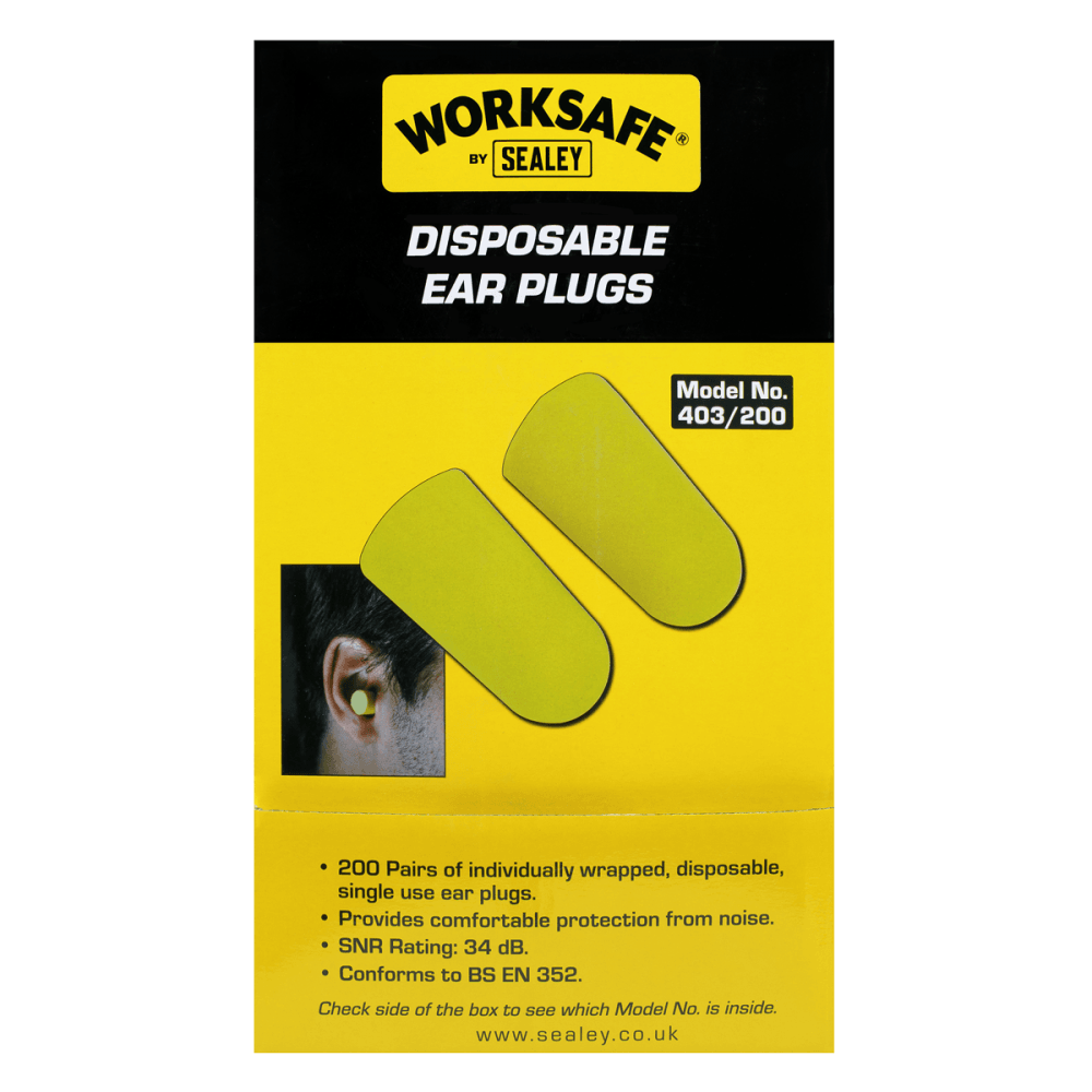 Ear Plugs Disposable - 200 Pairs Model No-403/200
