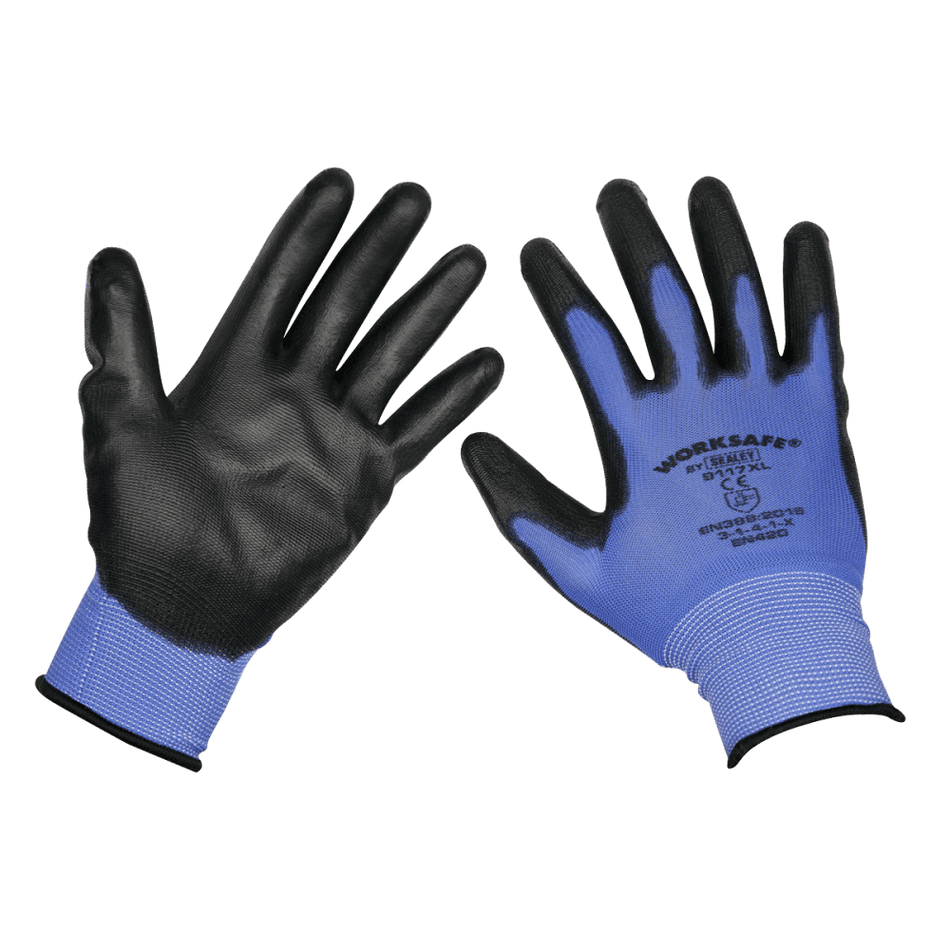 Lightweight Precision Grip Gloves (X-Large) - Pair Model No-9117XL
