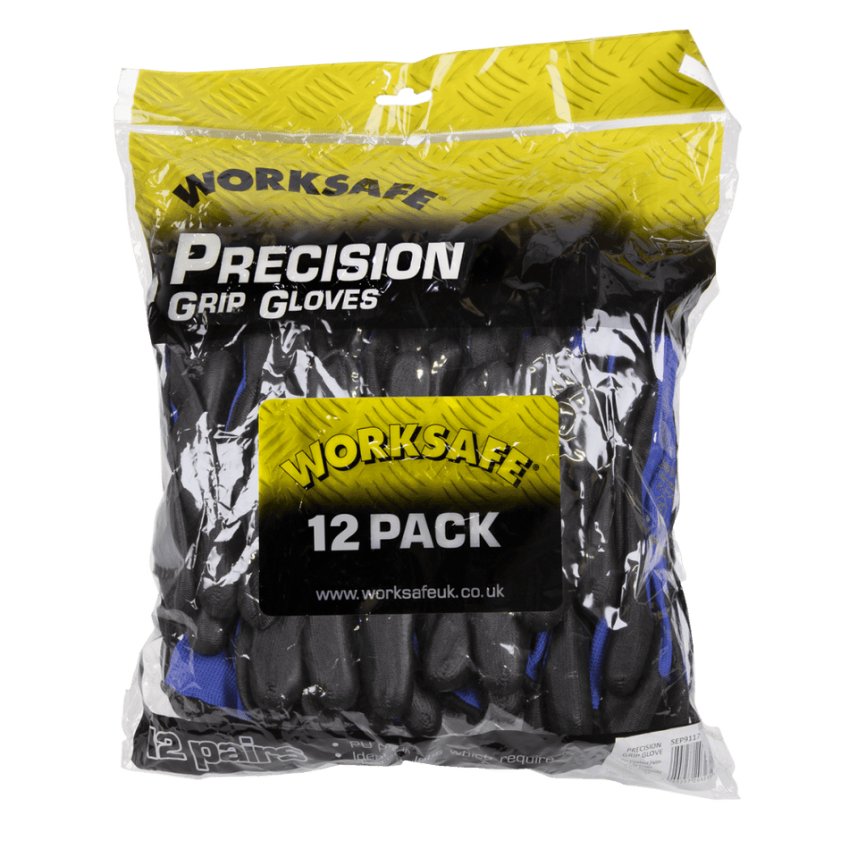 Lightweight Precision Grip Gloves (X-Large) - Pack of 12 Pairs Model No-9117XL/12