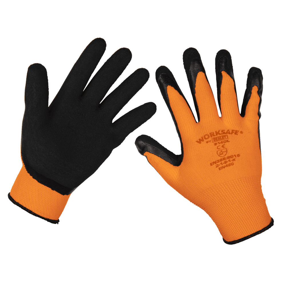 Foam Latex Gloves (Large) - Pack of 120 Pairs Model No-9140L/B120