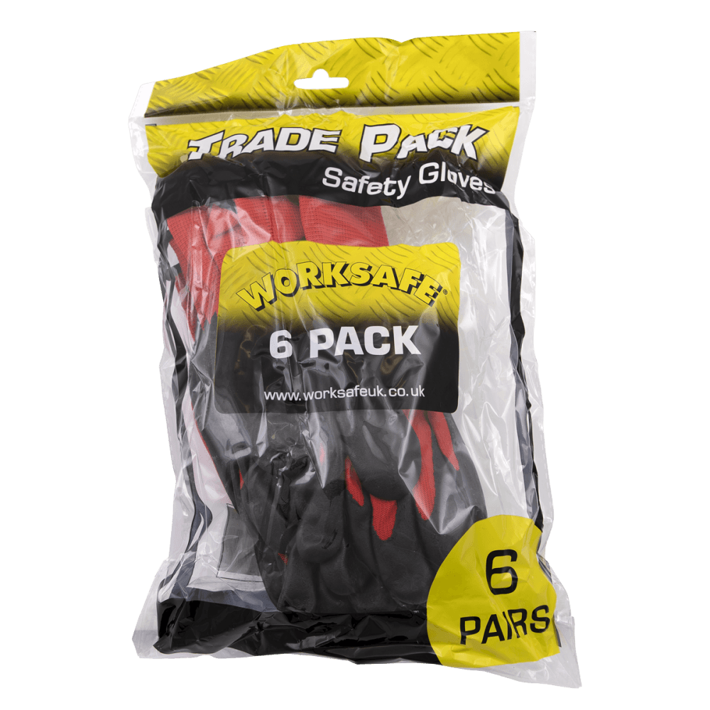 Flexi Grip Nitrile Palm Gloves (X-Large) - Pack of 6 Pairs Model No-TSP125XL/6