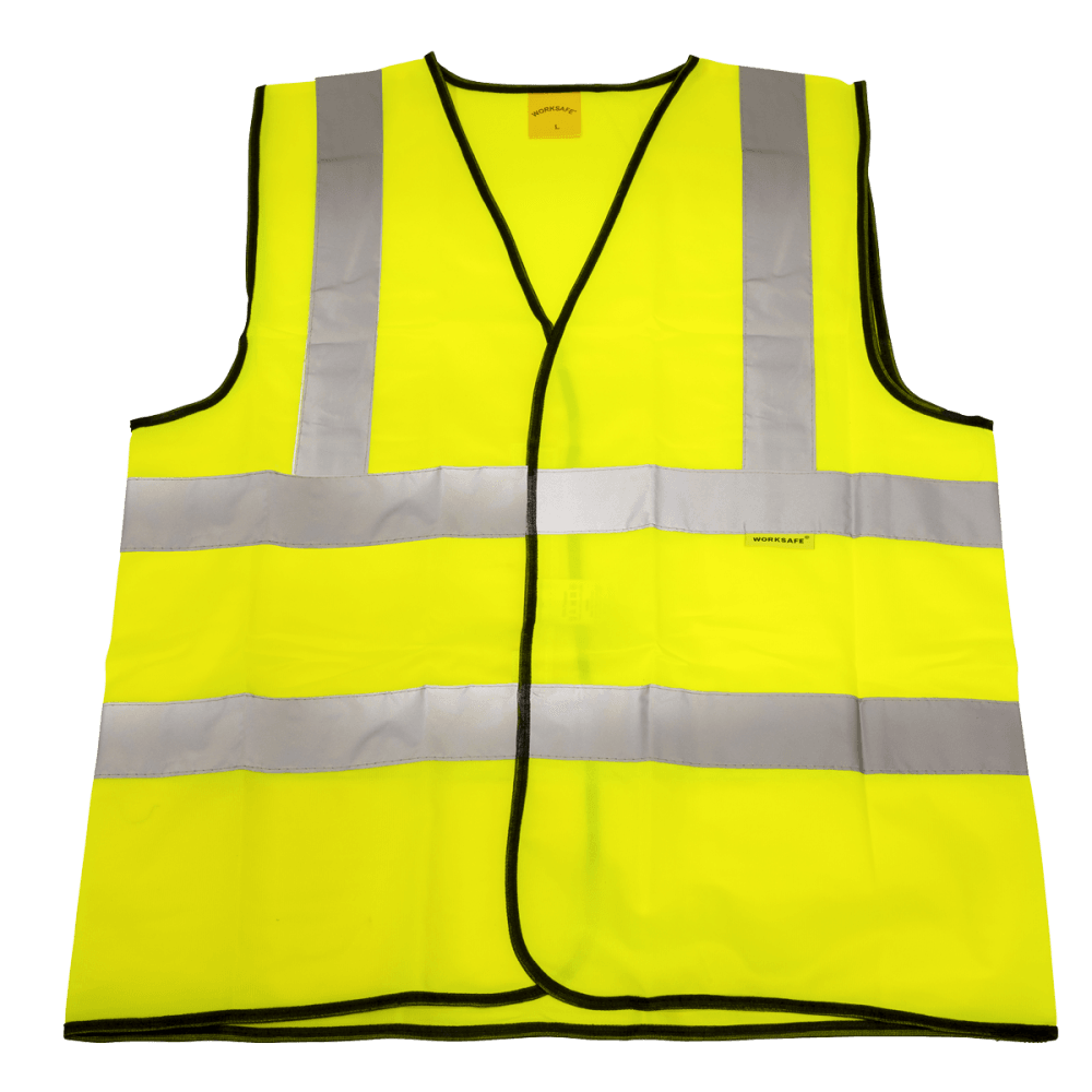 Hi-Vis Waistcoat (Site and Road Use) Yellow - Large Model No-9804L