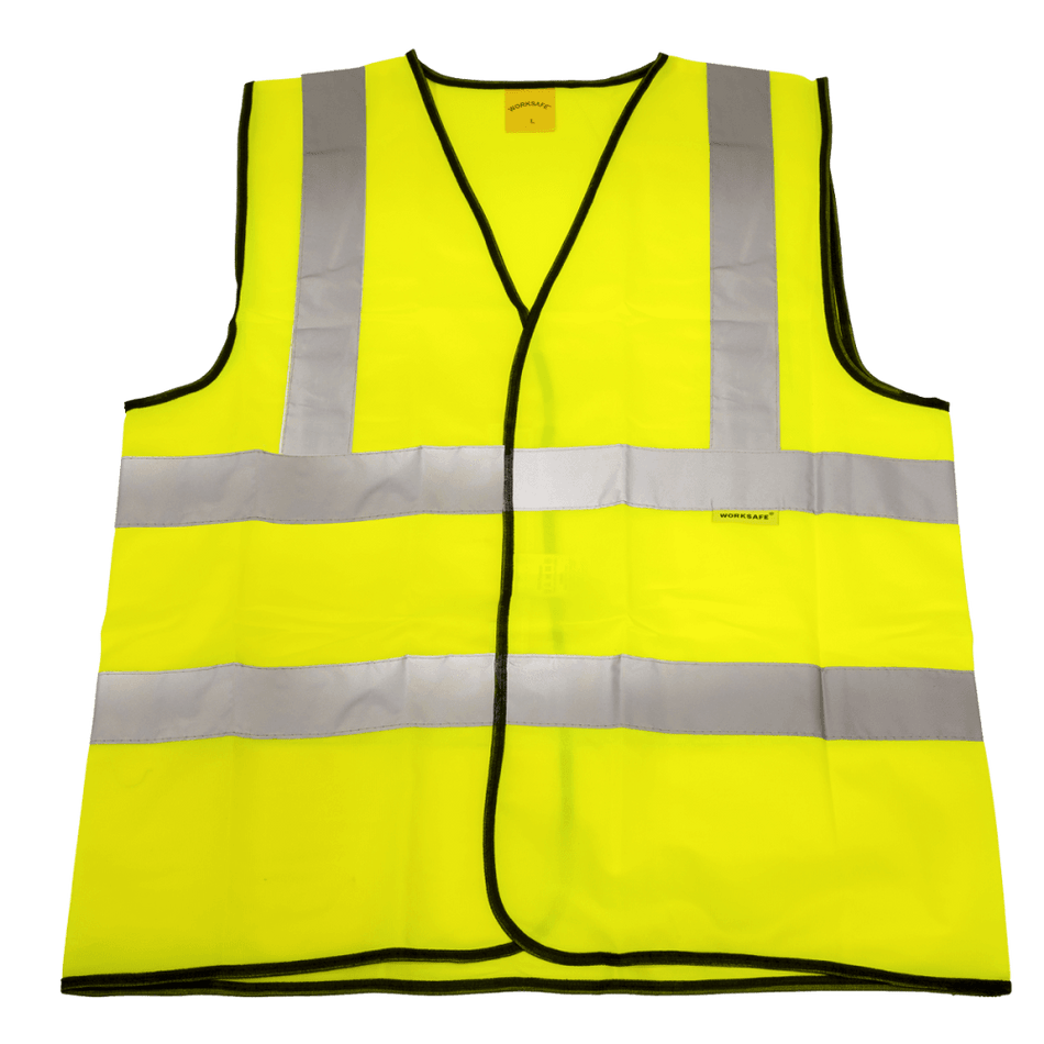 Hi-Vis Waistcoat (Site and Road Use) Yellow - Large Model No-9804L