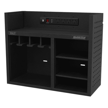 Power Tool Storage Rack 760mm with Power Strip Model No-AP30SRBE