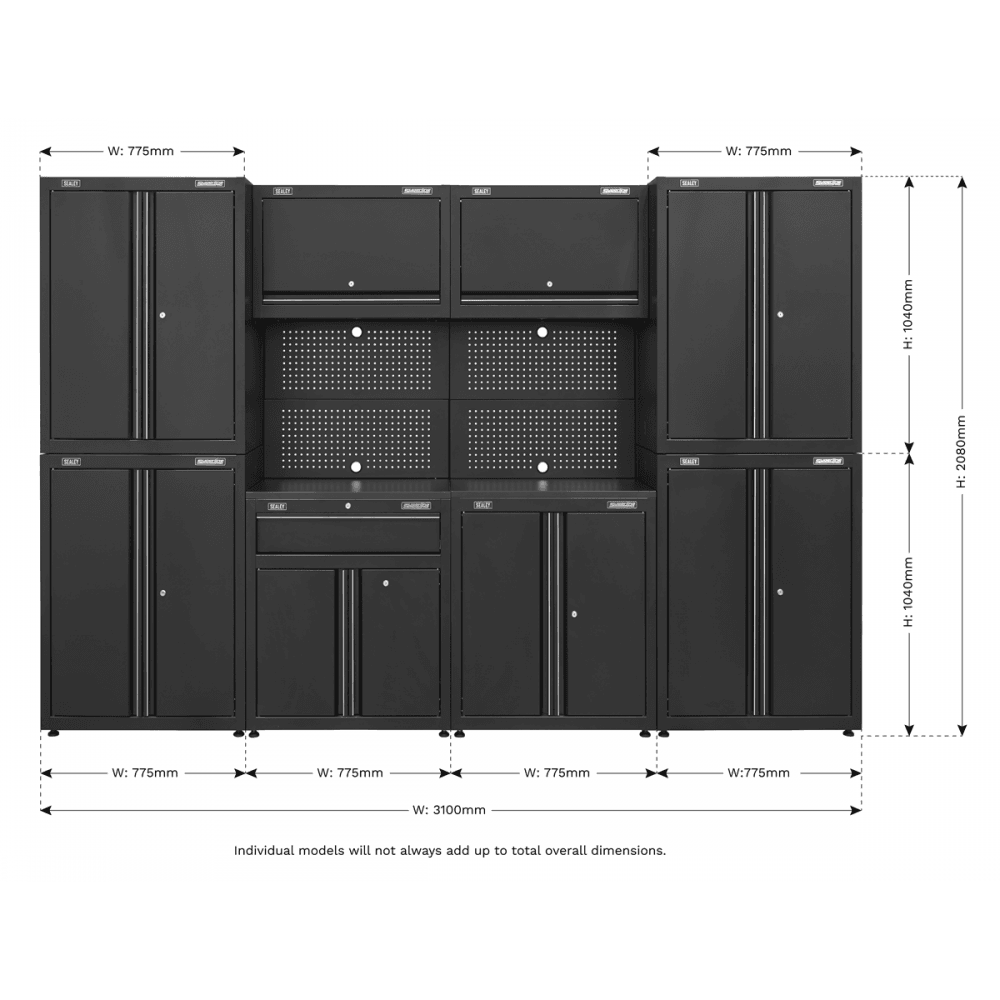 Garage Storage System 10pc Model No-APMS10HFP
