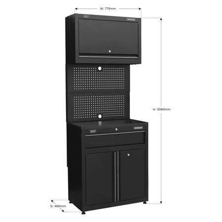 Modular Base & Wall Cabinet with Drawer Model No-APMS2HFPD