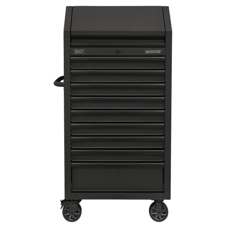 Superline PRO® Black Edition Tower Cabinet with 9 Soft Close Drawers & Power Bar 690mm : Model No-AP2709BE