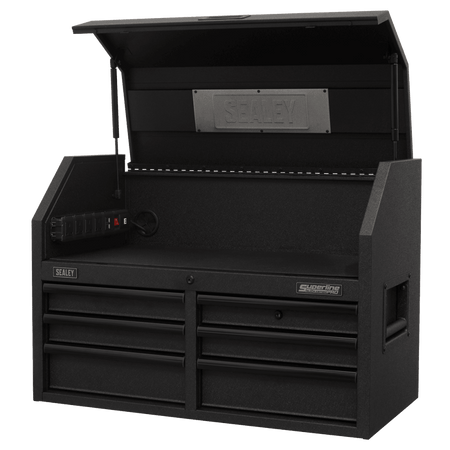 Topchest 6 Drawer 910mm with Soft Close Drawers & Power Strip Model No-AP3607BE