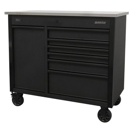 Superline PRO® Mobile Tool Cabinet with Power Tool Charging Drawer 1120mm : Model No-AP4206BE