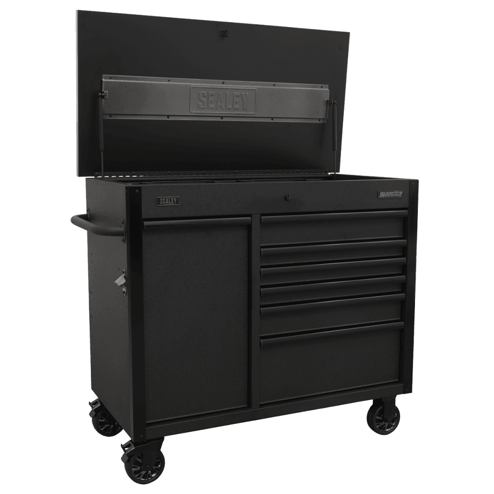 Superline PRO® Mobile Tool Cabinet with Power Tool Charging Drawer 1120mm : Model No-AP4206BE