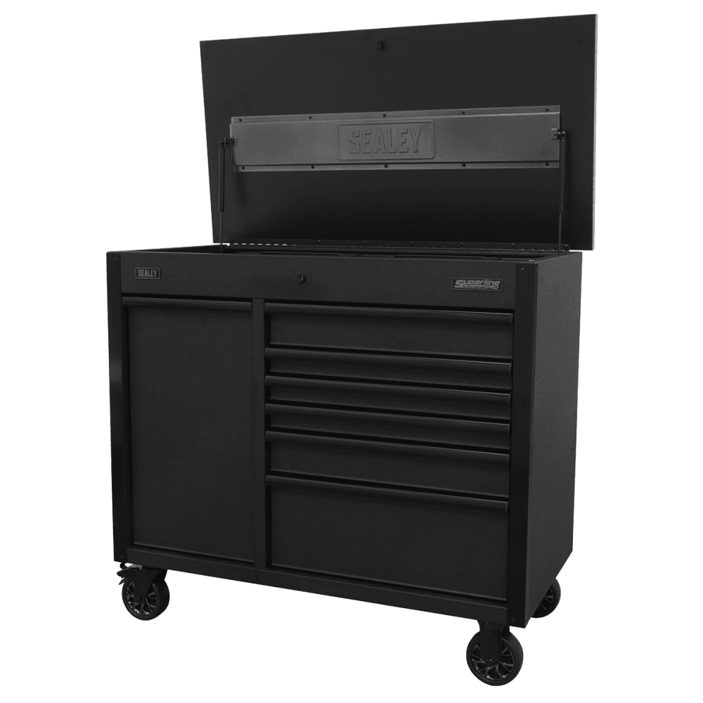 Superline PRO® Mobile Tool Cabinet with Power Tool Charging Drawer 1120mm : Model No-AP4206BE