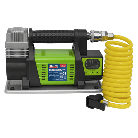 Digital Tyre Inflator/Mini Air Compressor 12V Model No-MAC04D