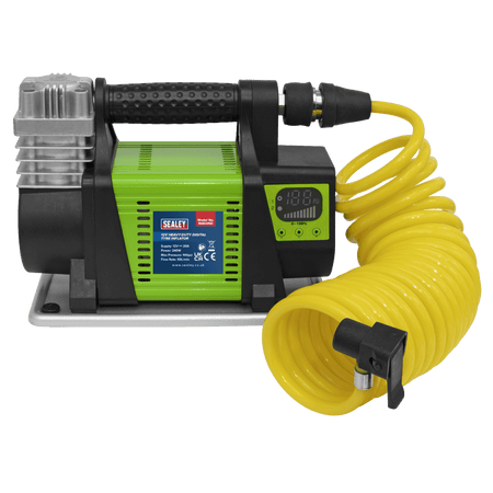 Digital Tyre Inflator 12V Heavy-Duty Model No-MAC05D