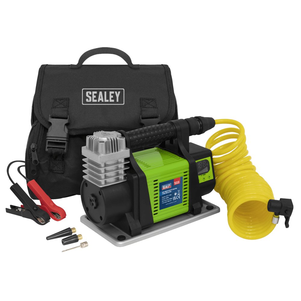 Digital Tyre Inflator 12V Heavy-Duty Model No-MAC05D