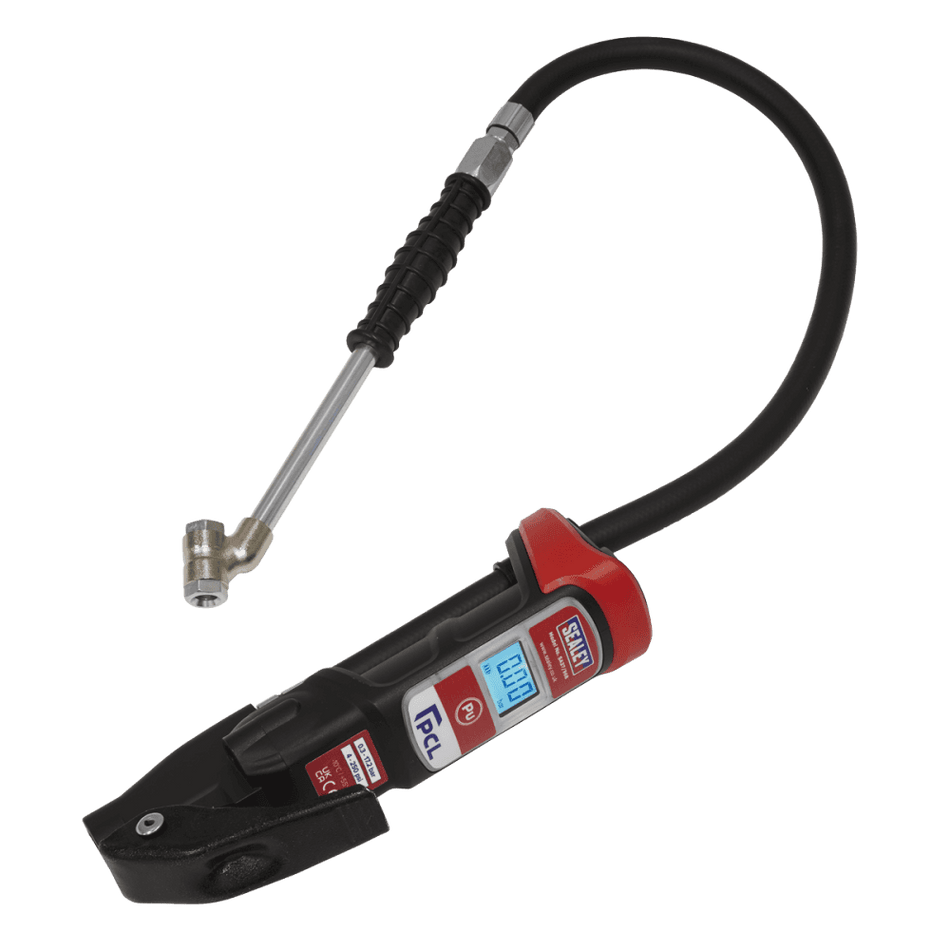 Premier Anodised Digital Tyre Inflator with Twin Push-On Connector Model No-SA37/96B