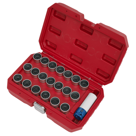 21pc Locking Wheel Nut Key Set - BMW Model No-SX217