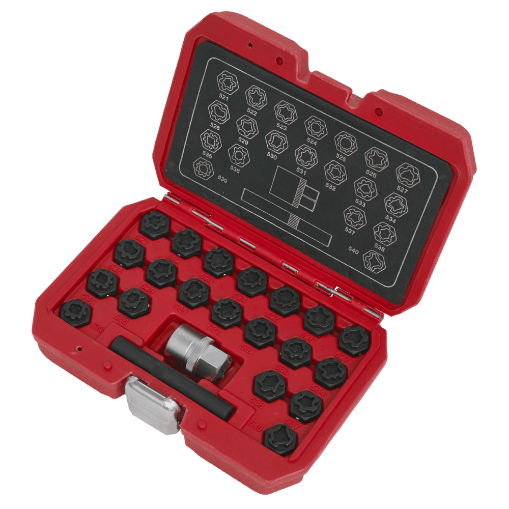Locking Wheel Nut Key Set 22pc - VAG Model No-SX220