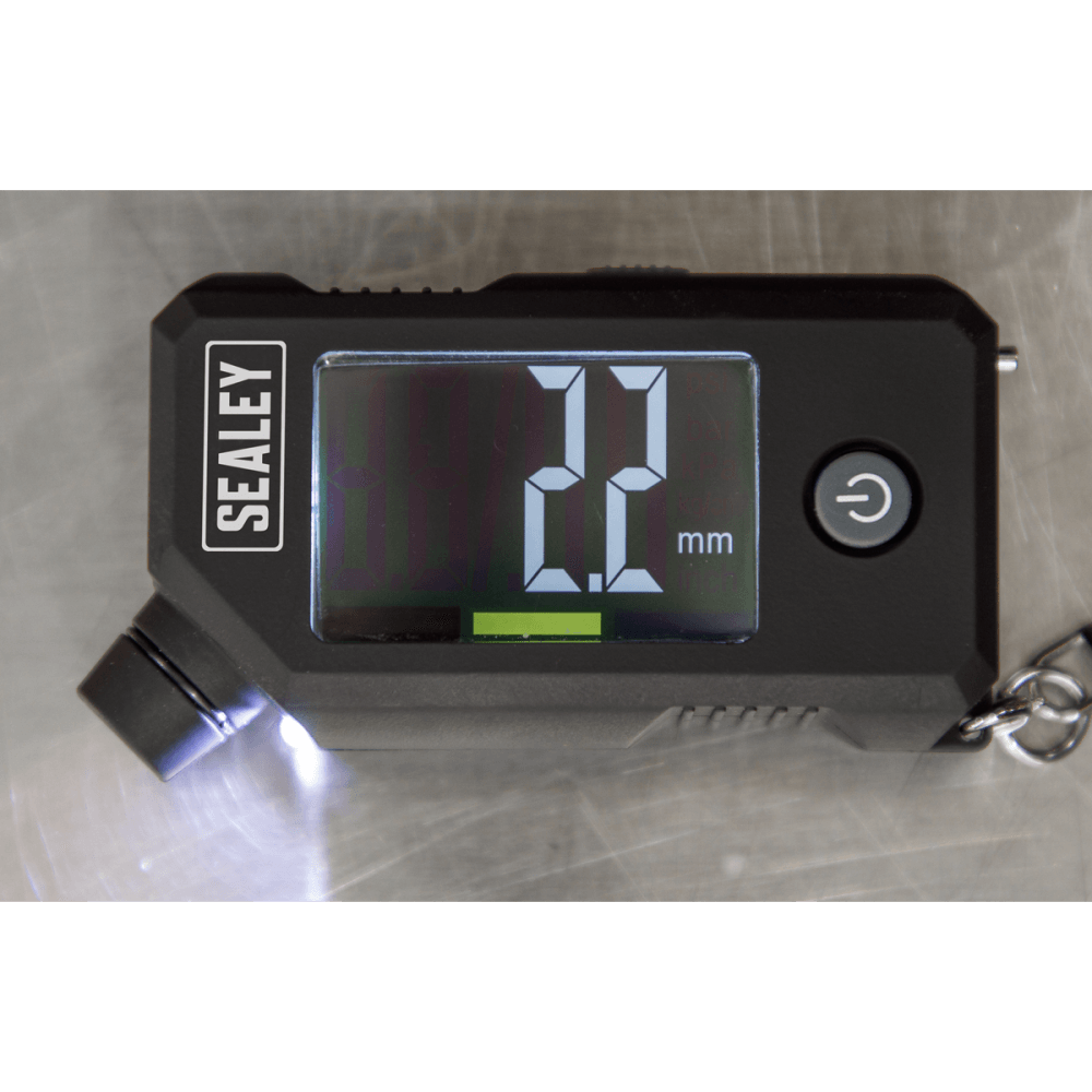 Digital Tyre Pressure & Tread Depth Gauge with LED : Model No-TSTPG12