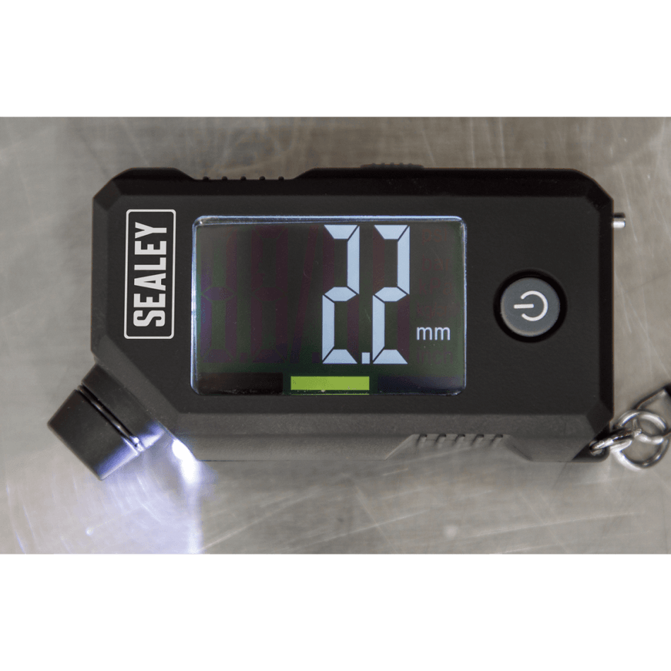 Digital Tyre Pressure & Tread Depth Gauge with LED : Model No-TSTPG12