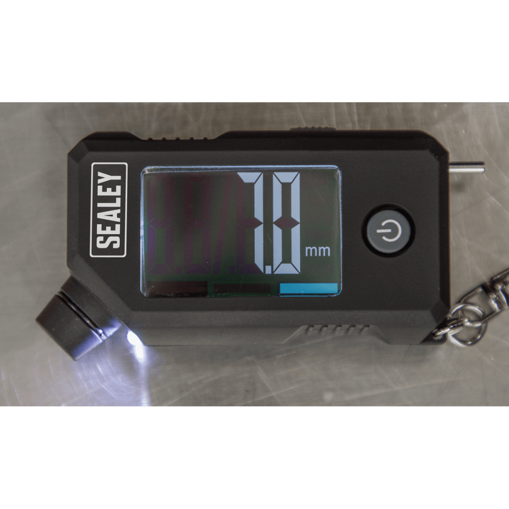 Digital Tyre Pressure & Tread Depth Gauge with LED : Model No-TSTPG12
