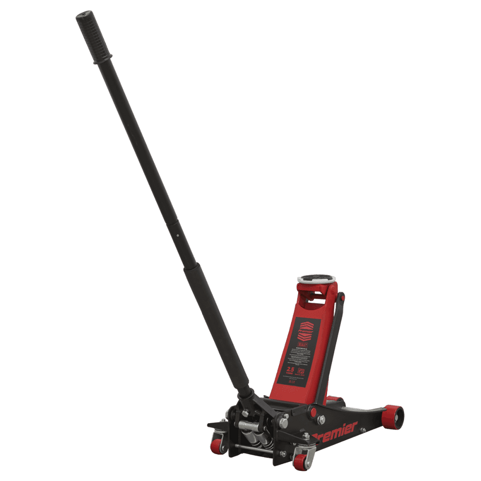 Sealey Trolley Jack 2.5tonne Low Entry with Rocket Lift Model No 2501LE