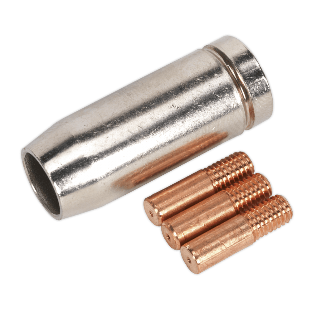 Sealey Conical Nozzle x 1 Contact Tip 0.6mm x 3 TB14 Model No-MIG953