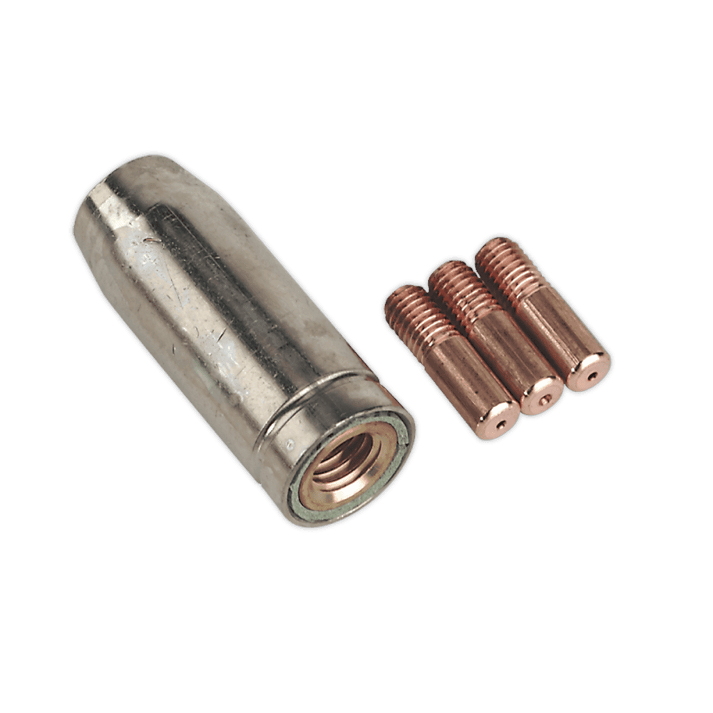 Sealey Conical Nozzle x 1 Contact Tip 0.8mm x 3 TB14 Model No-MIG954