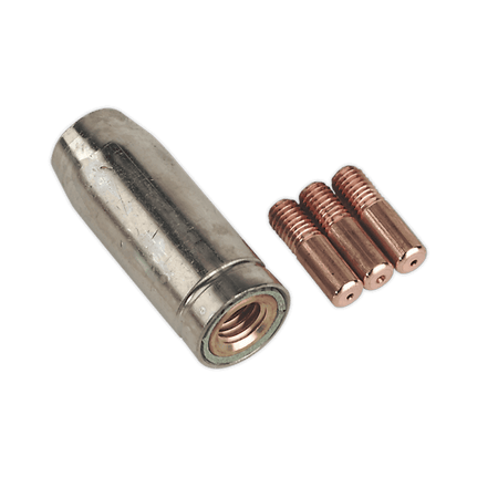 Sealey Conical Nozzle x 1 Contact Tip 0.8mm x 3 TB14 Model No-MIG954
