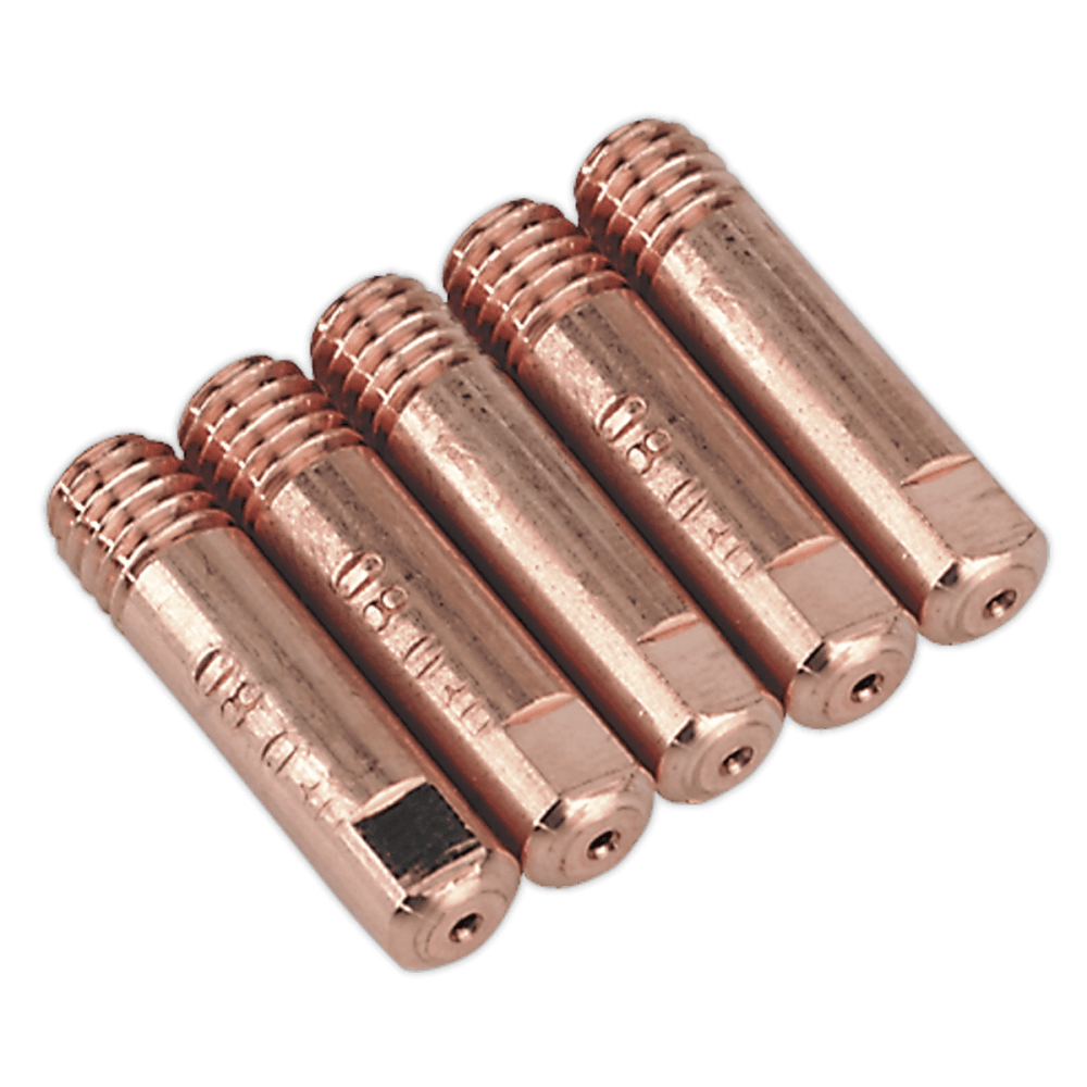 Sealey Contact Tip 0.8mm TB15 Pack of 5 Model No-MIG957