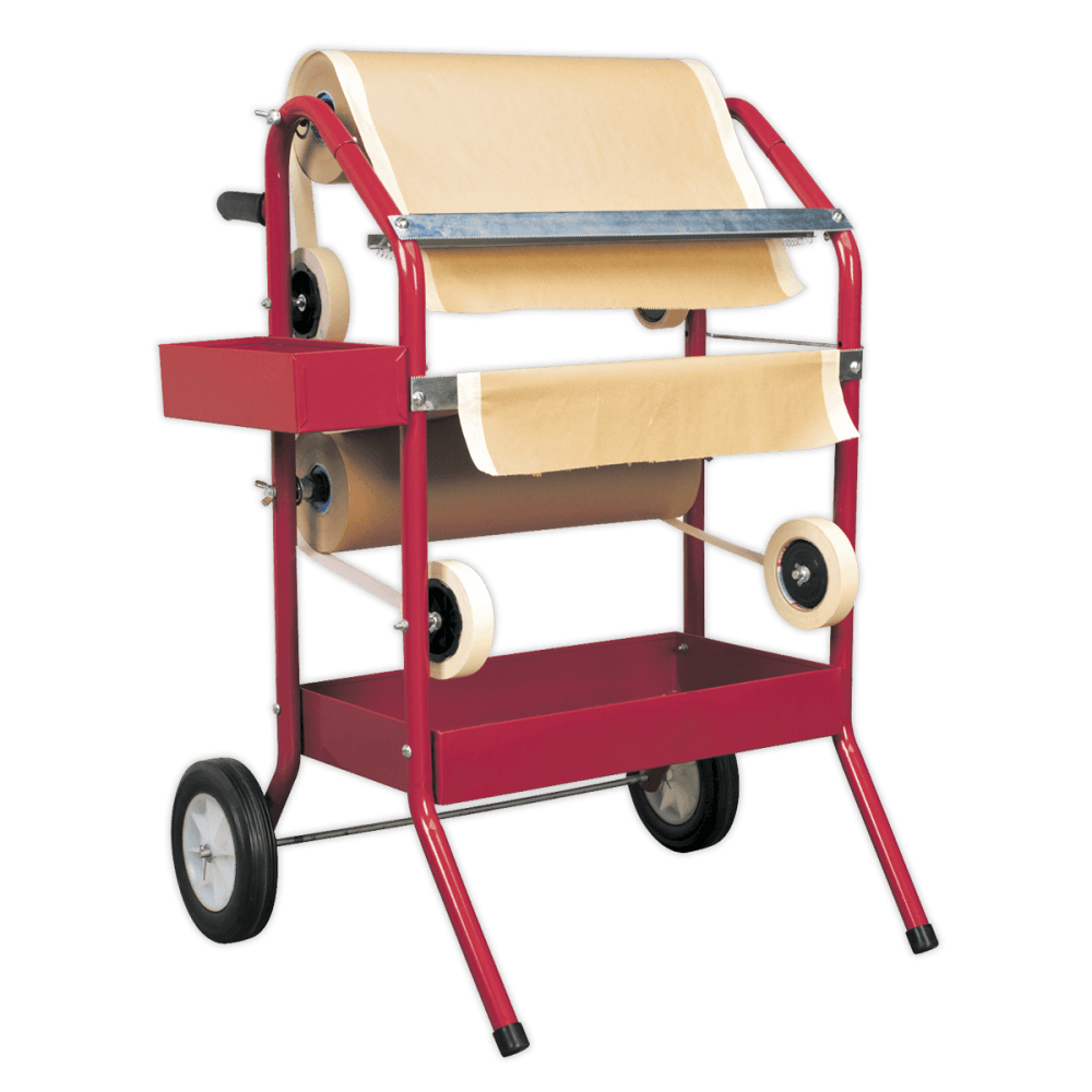 Sealey Masking Paper Dispenser 2 x 450mm Trolley Model No-MK66