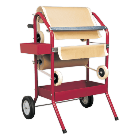 Sealey Masking Paper Dispenser 2 x 450mm Trolley Model No-MK66