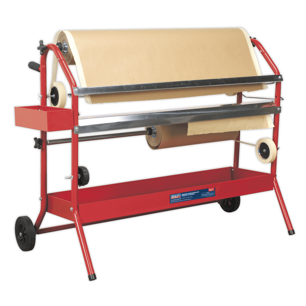 Sealey Masking Paper Dispenser 2 x 900mm Trolley Model No-MK67