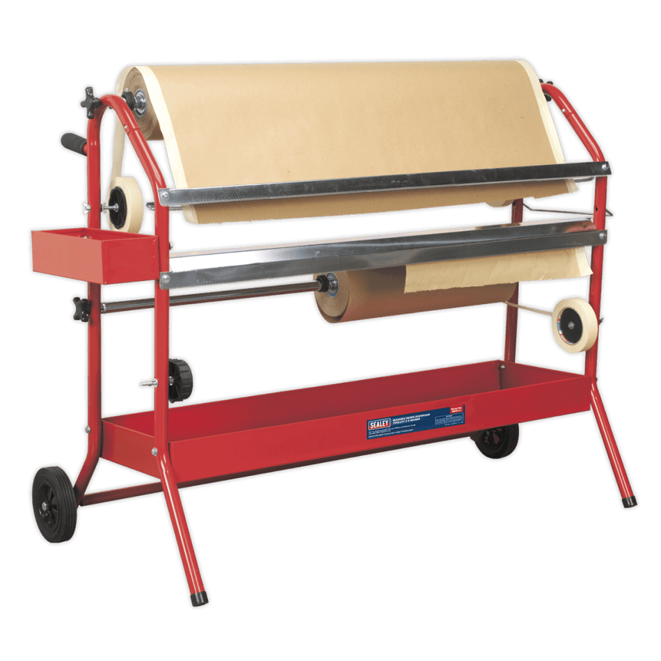 Sealey Masking Paper Dispenser 2 x 900mm Trolley Model No-MK67