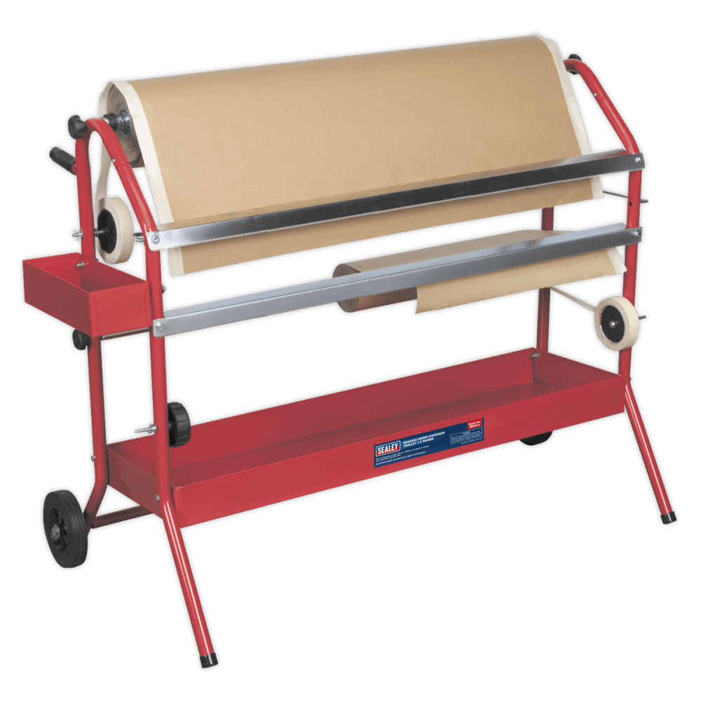 Sealey Masking Paper Dispenser 2 x 900mm Trolley Model No-MK67