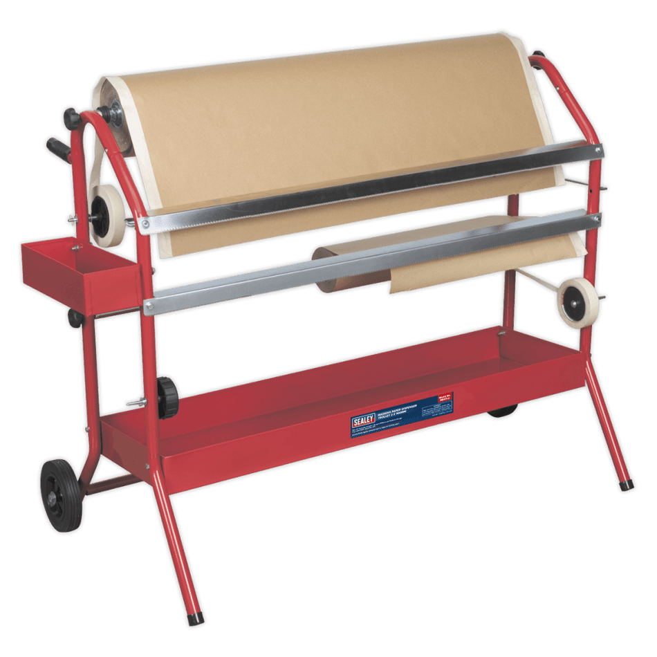 Sealey Masking Paper Dispenser 2 x 900mm Trolley Model No-MK67