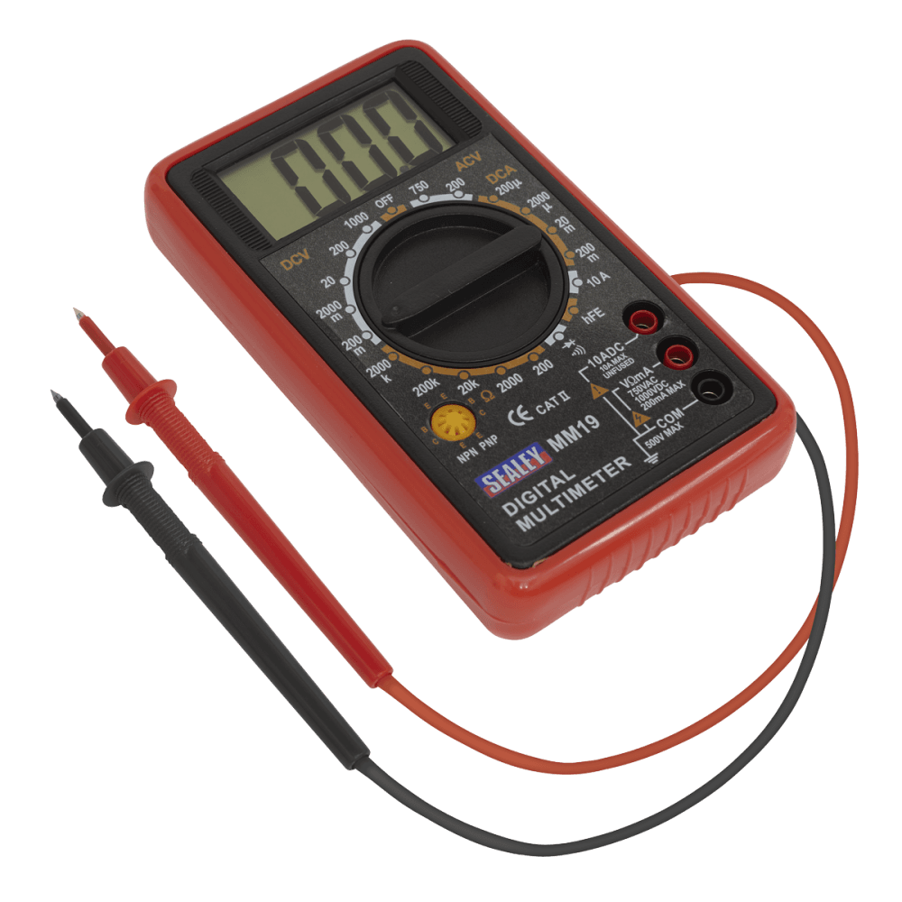 Sealey Digital Multimeter 7 Function Model No-MM19