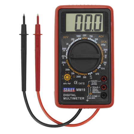 Sealey Digital Multimeter 7 Function Model No-MM19