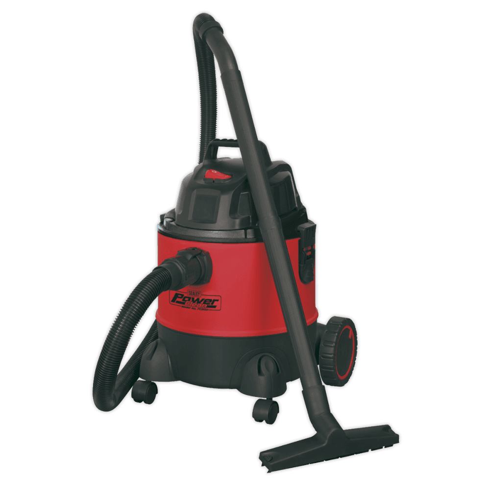 Sealey Vacuum Cleaner Wet & Dry 20ltr 1250W/230V Model No-PC200