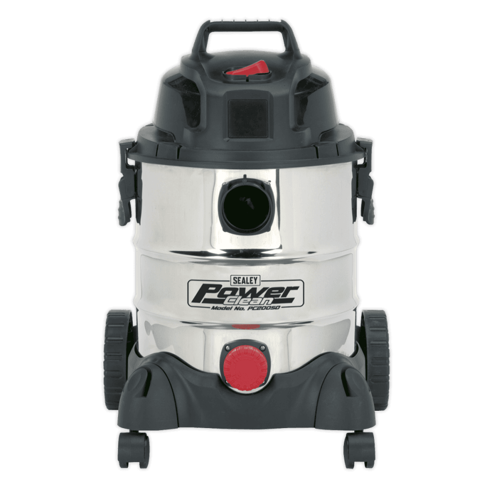 Sealey Vacuum Cleaner Industrial Wet & Dry 20ltr 1250W/230V Stainless Bin Model No-PC200SD