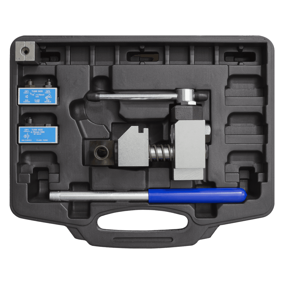 Sealey Pipe Flaring Kit 3/16" SAE, 4.75mm DIN Model No-PFT/02