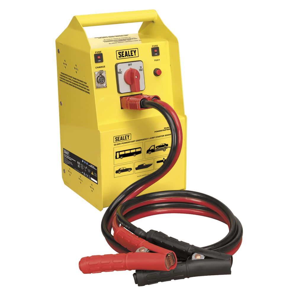 Sealey PowerStart Emergency Power Pack 500hp Start 12/24V Model No-POWERSTART500