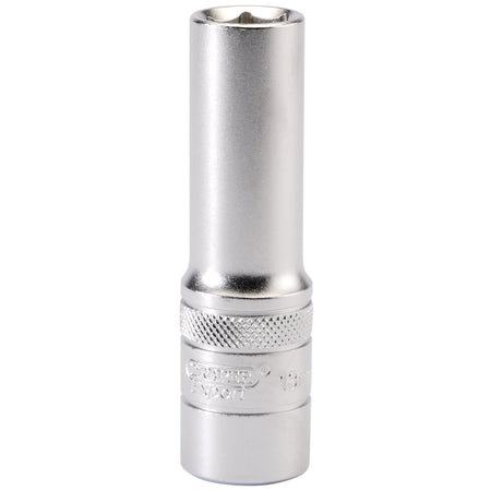 DRAPER 1/2" Square Drive 6 Point Metric Deep Socket (13mm): Model No. HT-MM/MS