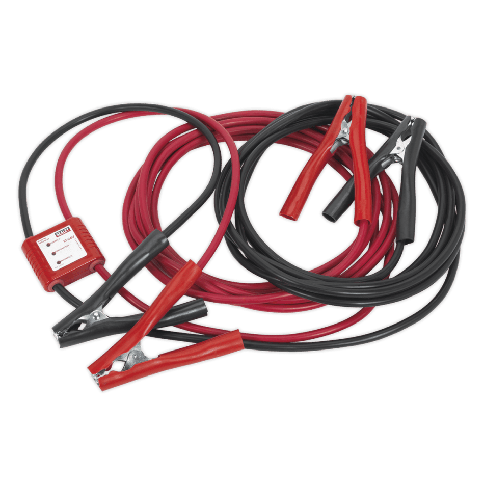 Sealey Booster Cables 7mtr 450Amp 25mm with 12/24V Electronics Protection Model No-PROJ/12/24