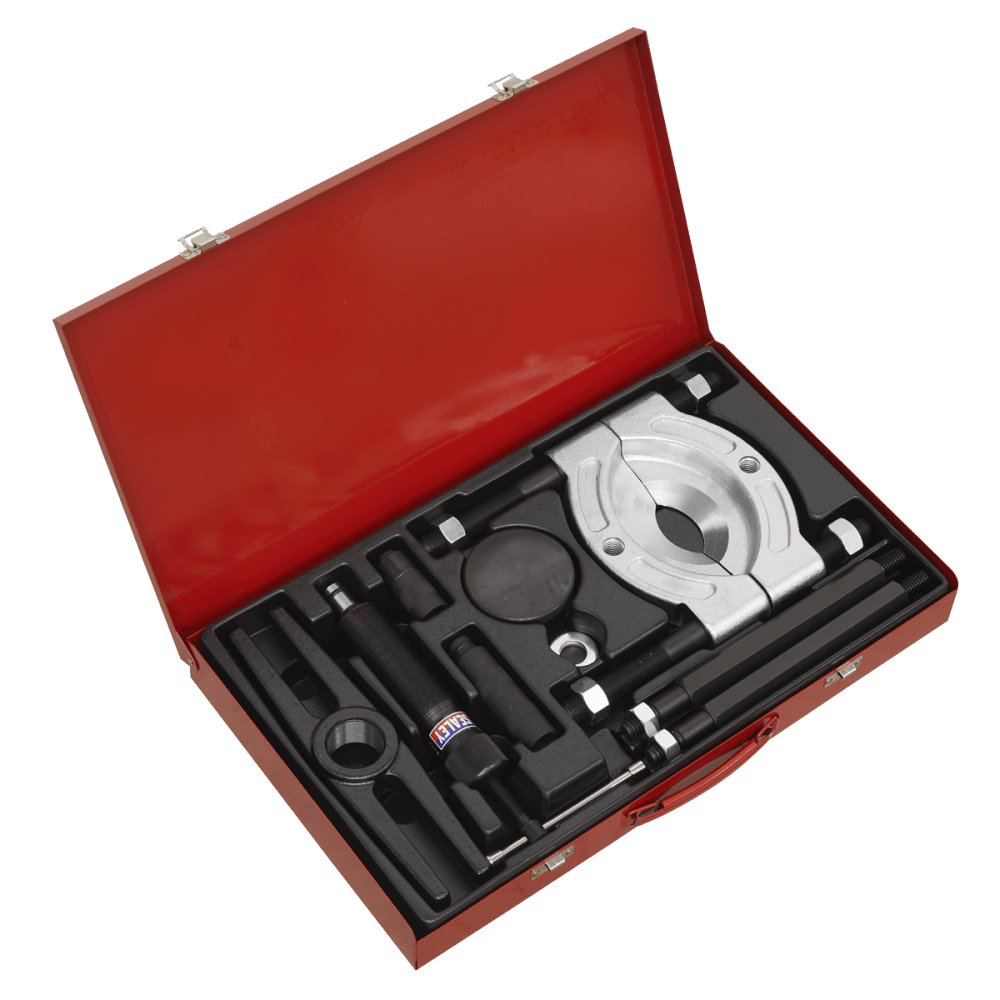 Sealey Hydraulic Bearing Separator/Puller Set 10pc Model No-PS985