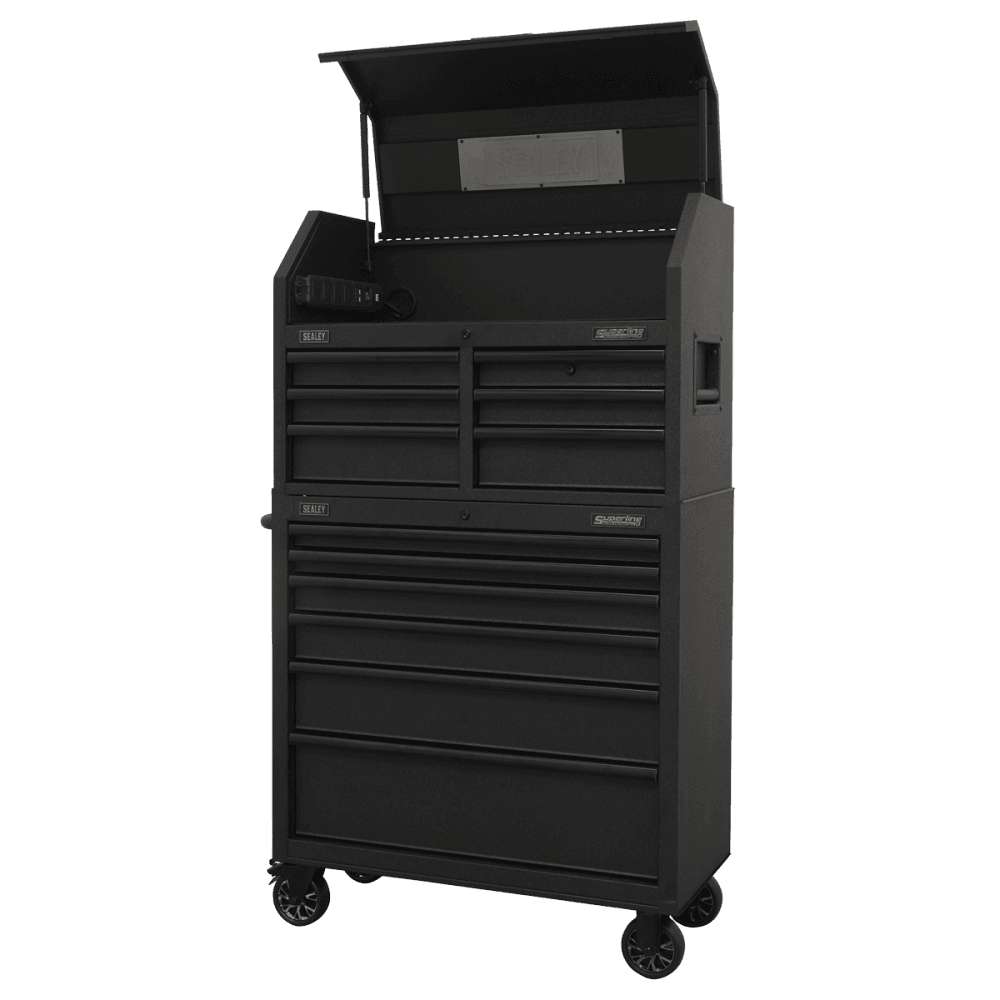 Sealey 12 Drawer Tool Chest Combination with Power Bar Model No AP36BESTACK