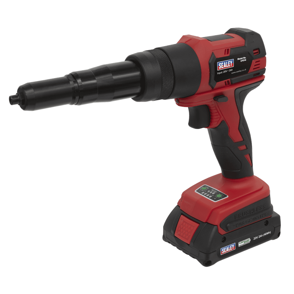 Sealey Cordless Riveter 20V 2Ah Lithium-ion Model No CP314