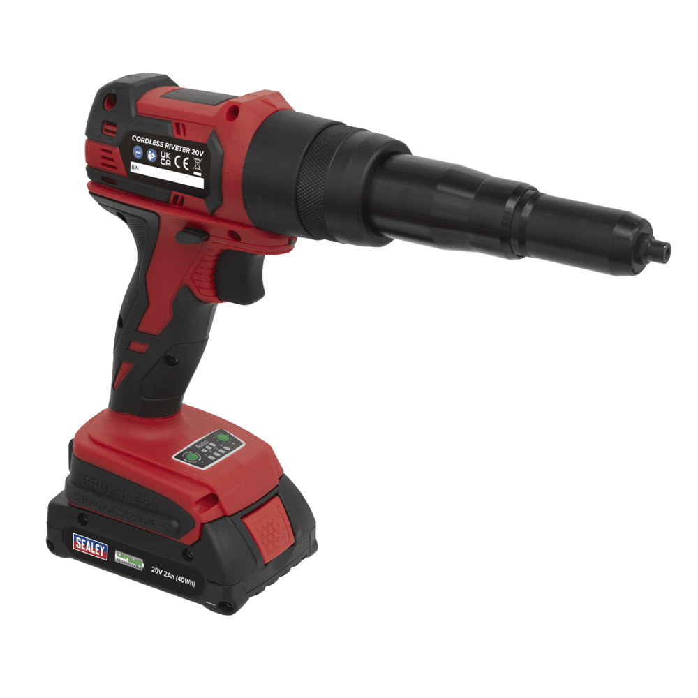 Sealey Cordless Riveter 20V 2Ah Lithium-ion Model No CP314