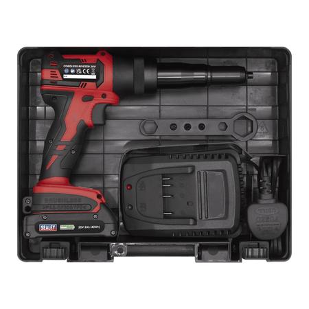 Sealey Cordless Riveter 20V 2Ah Lithium-ion Model No CP314