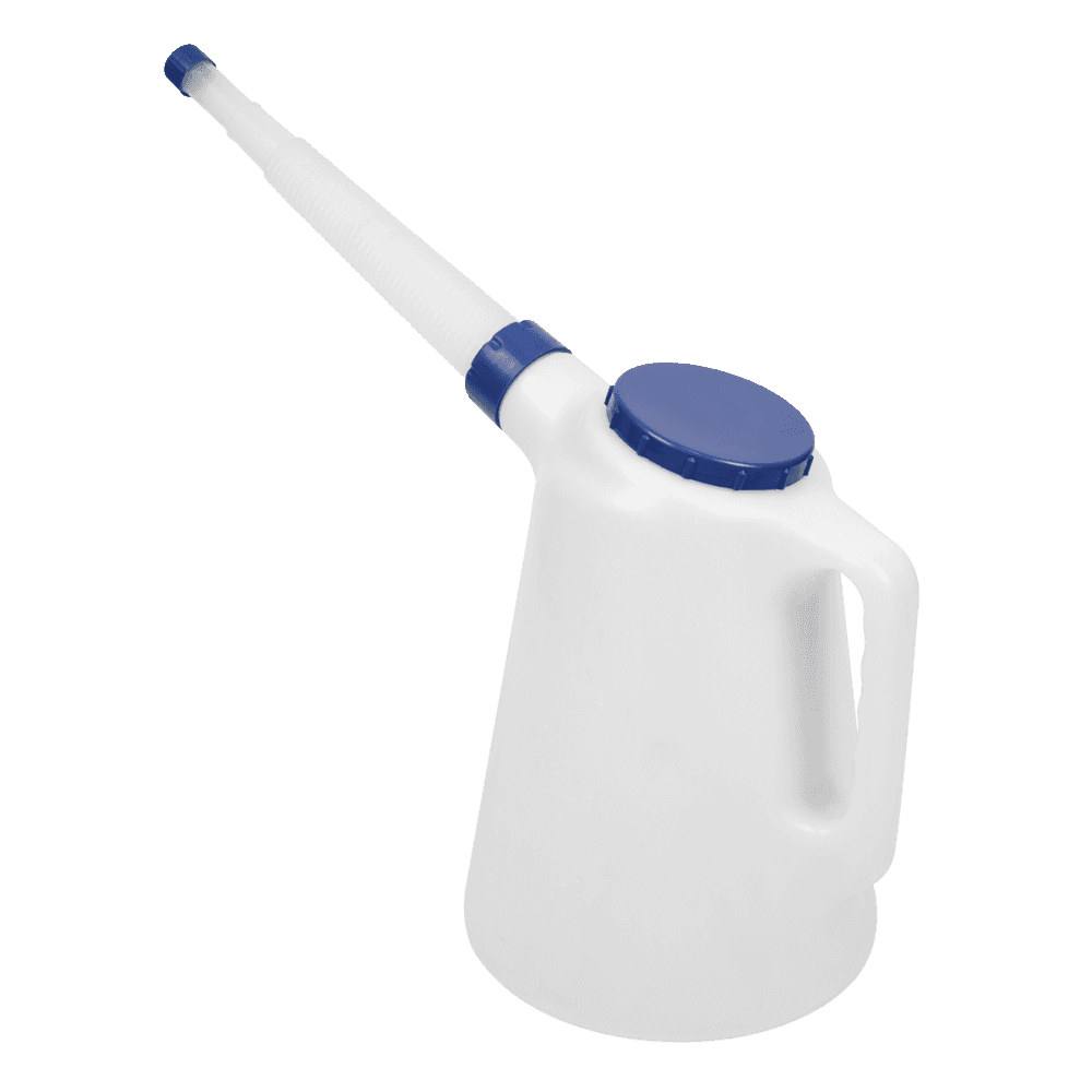 Sealey Oil Container with Blue Lid & Flexible Spout 5L Model No JDL5B