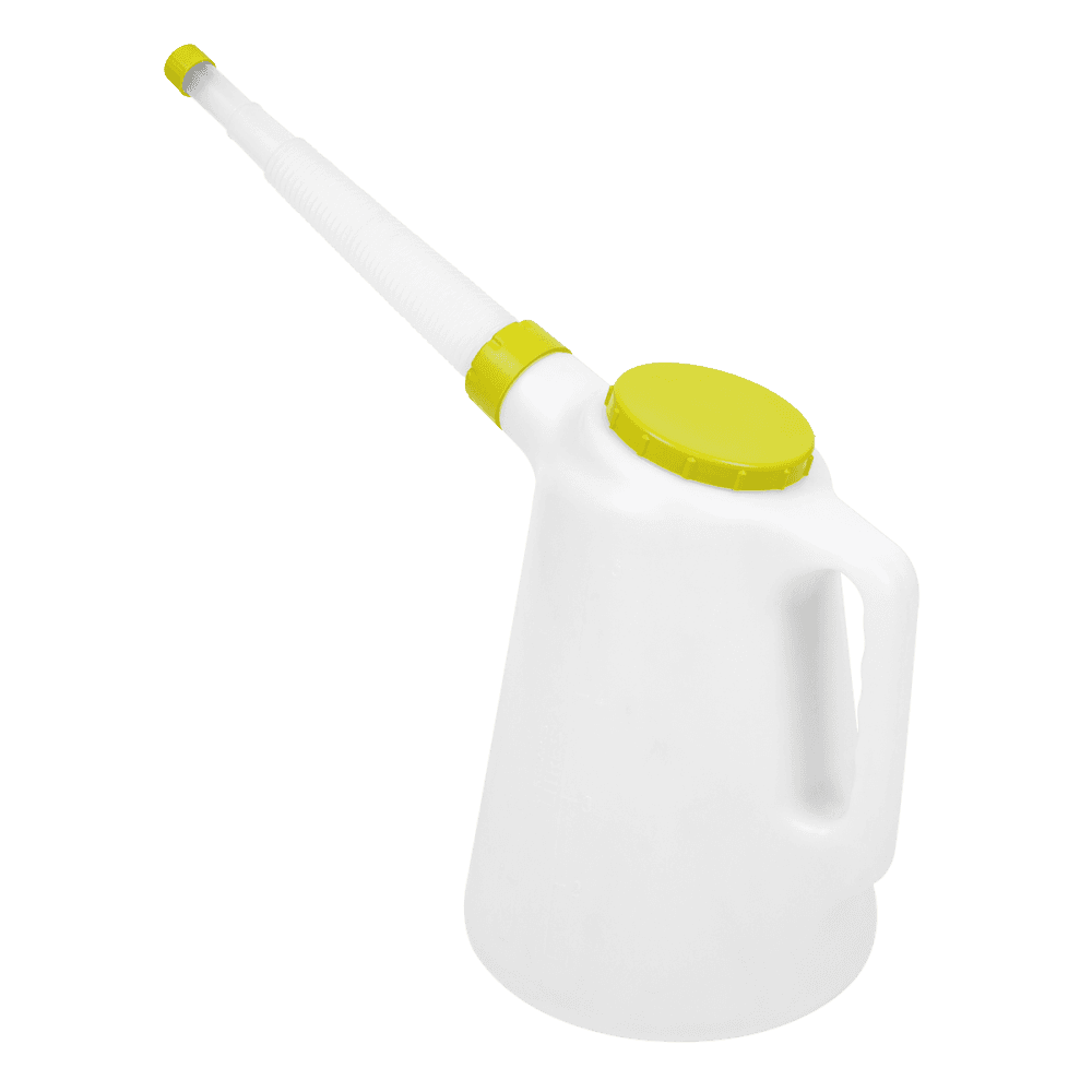Sealey Oil Container with Lime Lid & Flexible Spout 5L Model No JDL5L